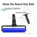 6" inch manual Dust Removal Rollers for Dust Cleaning Silicone Adhensive Tacky Sticky Manual Hand Roller with plastic Handle